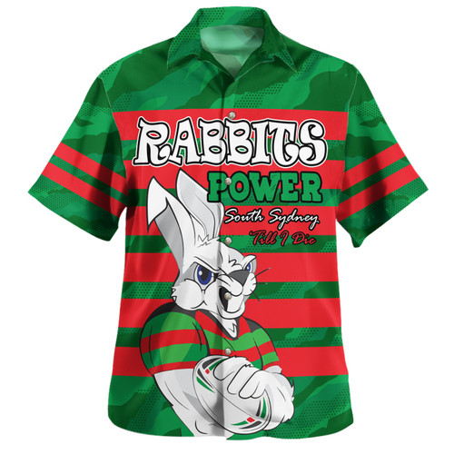South Sydney Rabbitohs Hawaiian Shirt - I Hate Being This Awesome But Bunnies Hawaiian Shirt