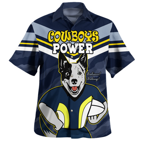 North Queensland Cowboys Custom Hawaiian Shirt - I Hate Being This Awesome But North Queensland Cowboys Hawaiian Shirt