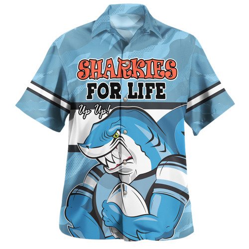 Cronulla-Sutherland Sharks Hawaiian Shirt - I Hate Being This Awesome But Sharkies Hawaiian Shirt