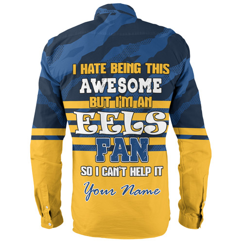 Parramatta Eels Custom Long Sleeve Shirt - I Hate Being This Awesome But Parramatta Eels Long Sleeve Shirt Parramatta Eels Custom Long Sleeve Shirt - I Hate Being This Awesome But Parramatta Eels Long Sleeve Shirt