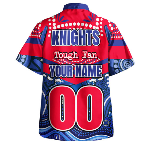 Newcastle Knights Custom Hawaiian Shirt - Knights For Life With Aboriginal Style Hawaiian Shirt Newcastle Knights Custom Hawaiian Shirt - Knights For Life With Aboriginal Style Hawaiian Shirt