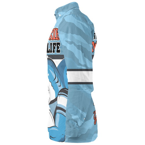 Cronulla-Sutherland Sharks Long Sleeve Shirt - I Hate Being This Awesome But Sharkies Long Sleeve Shirt Cronulla-Sutherland Sharks Long Sleeve Shirt - I Hate Being This Awesome But Sharkies Long Sleeve Shirt