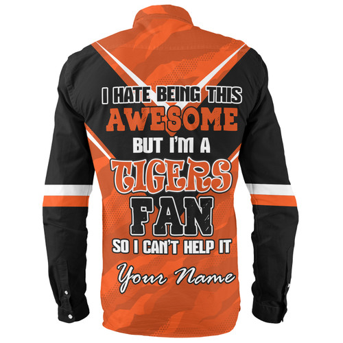 Wests Tigers Custom Long Sleeve Shirt - I Hate Being This Awesome But Wests Tigers Long Sleeve Shirt Wests Tigers Custom Long Sleeve Shirt - I Hate Being This Awesome But Wests Tigers Long Sleeve Shirt