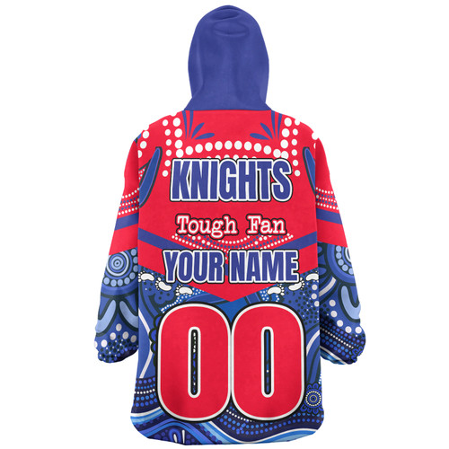 Newcastle Knights Custom Snug Hoodie - Knights For Life With Aboriginal Style Snug Hoodie Newcastle Knights Custom Snug Hoodie - Knights For Life With Aboriginal Style Snug Hoodie