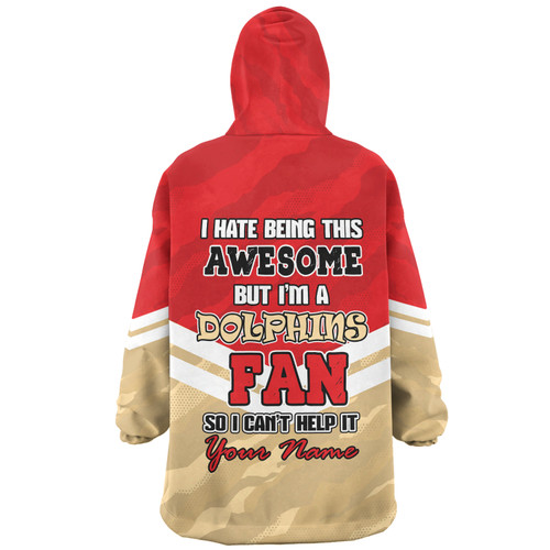 Redcliffe Dolphins Custom Snug Hoodie - I Hate Being This Awesome But Redcliffe Dolphins Snug Hoodie Redcliffe Dolphins Custom Snug Hoodie - I Hate Being This Awesome But Redcliffe Dolphins Snug Hoodie