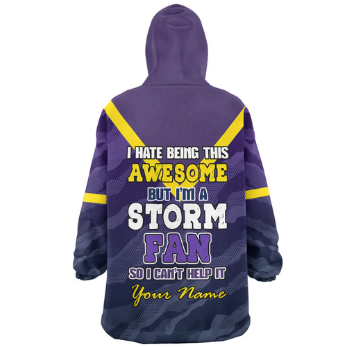 Melbourne Storm Custom Snug Hoodie - I Hate Being This Awesome But Melbourne Storm Snug Hoodie Melbourne Storm Custom Snug Hoodie - I Hate Being This Awesome But Melbourne Storm Snug Hoodie