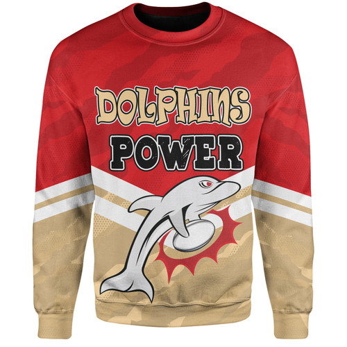 Redcliffe Dolphins Custom Sweatshirt - I Hate Being This Awesome But Redcliffe Dolphins Sweatshirt