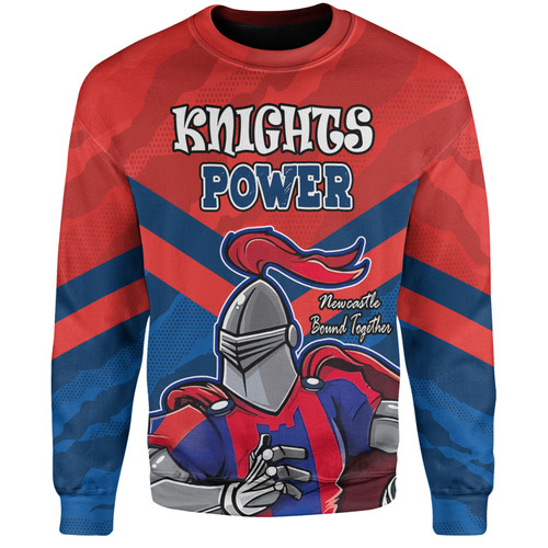 Newcastle Knights Custom Sweatshirt - I Hate Being This Awesome But Knights Sweatshirt