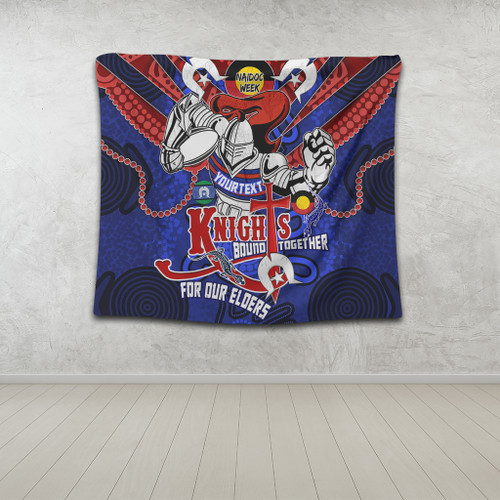 Newcastle Knights Naidoc Week Custom Tapestry - Newcastle Knights Naidoc Week For Our Elders Knights Bound Together Tapestry Newcastle Knights Naidoc Week Custom Tapestry - Newcastle Knights Naidoc Week For Our Elders Knights Bound Together Tapestry