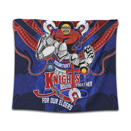 Newcastle Knights Naidoc Week Custom Tapestry - Newcastle Knights Naidoc Week For Our Elders Knights Bound Together Tapestry Newcastle Knights Naidoc Week Custom Tapestry - Newcastle Knights Naidoc Week For Our Elders Knights Bound Together Tapestry