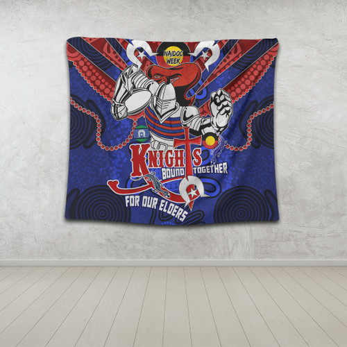 Newcastle Knights Naidoc Week Custom Tapestry - Newcastle Knights Naidoc Week For Our Elders Knights Bound Together Tapestry Newcastle Knights Naidoc Week Custom Tapestry - Newcastle Knights Naidoc Week For Our Elders Knights Bound Together Tapestry