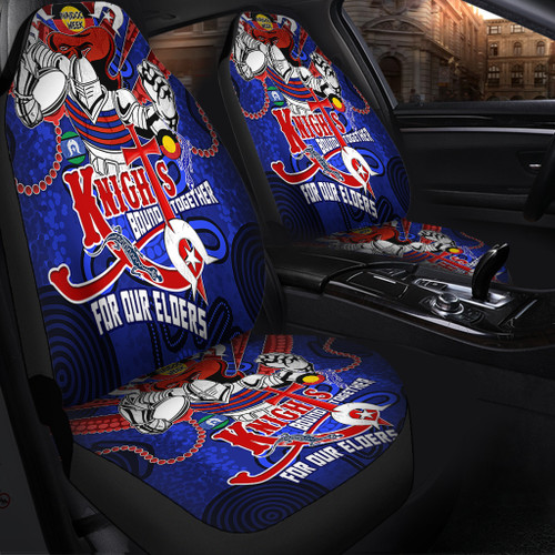 Newcastle Knights Naidoc Week Custom Car Seat Covers - Newcastle Knights Naidoc Week For Our Elders Knights Bound Together Car Seat Covers Newcastle Knights Naidoc Week Custom Car Seat Covers - Newcastle Knights Naidoc Week For Our Elders Knights Bound Together Car Seat Covers