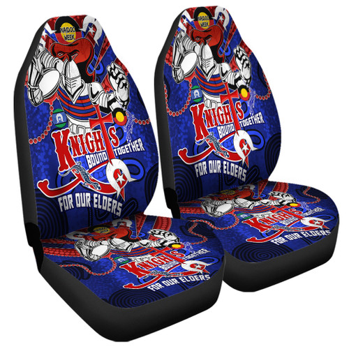 Newcastle Knights Naidoc Week Custom Car Seat Covers - Newcastle Knights Naidoc Week For Our Elders Knights Bound Together Car Seat Covers Newcastle Knights Naidoc Week Custom Car Seat Covers - Newcastle Knights Naidoc Week For Our Elders Knights Bound Together Car Seat Covers