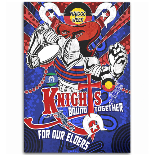 Newcastle Knights Naidoc Week Custom Area Rug - Newcastle Knights Naidoc Week For Our Elders Knights Bound Together Area Rug Newcastle Knights Naidoc Week Custom Area Rug - Newcastle Knights Naidoc Week For Our Elders Knights Bound Together Area Rug