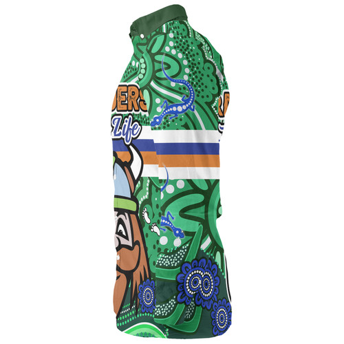 Canberra Raiders Custom Long Sleeve Shirt - Canberra Raiders For Life With Aboriginal Style Long Sleeve Shirt Canberra Raiders Custom Long Sleeve Shirt - Canberra Raiders For Life With Aboriginal Style Long Sleeve Shirt