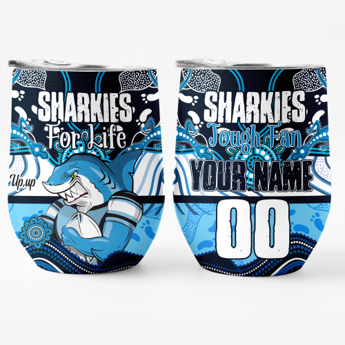 Cronulla-Sutherland Sharks 12oz Tumbler - Tough Fan Tumbler Cronulla-Sutherland Sharks 12oz Tumbler - Tough Fan Tumbler