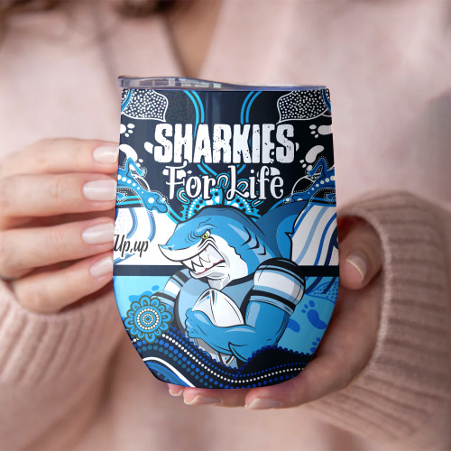Cronulla-Sutherland Sharks 12oz Tumbler - Tough Fan Tumbler Cronulla-Sutherland Sharks 12oz Tumbler - Tough Fan Tumbler