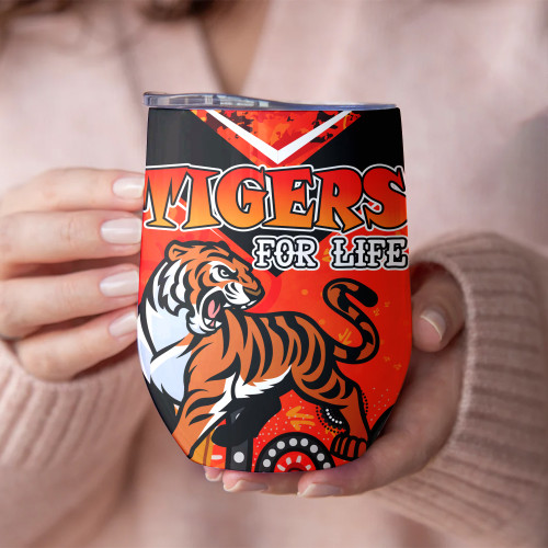 Wests Tigers 12oz Tumbler - Tough Fan Tumbler Wests Tigers 12oz Tumbler - Tough Fan Tumbler