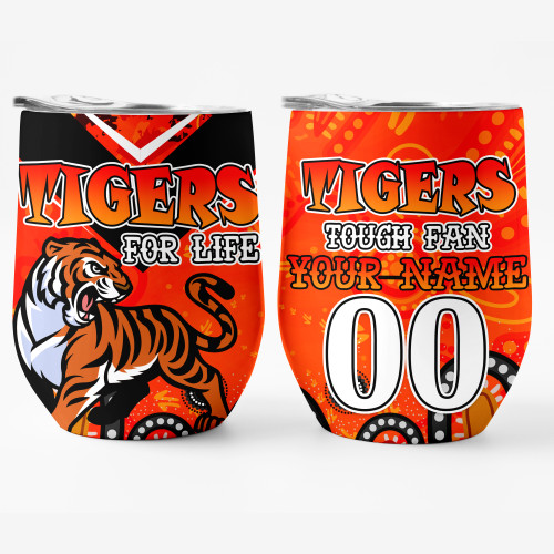 Wests Tigers 12oz Tumbler - Tough Fan Tumbler Wests Tigers 12oz Tumbler - Tough Fan Tumbler