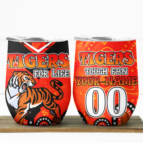 Wests Tigers 12oz Tumbler - Tough Fan Tumbler Wests Tigers 12oz Tumbler - Tough Fan Tumbler