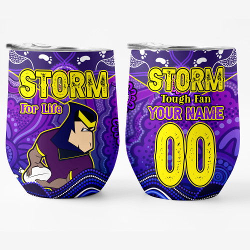 Melbourne Storm 12oz Tumbler - Tough Fan Tumbler Melbourne Storm 12oz Tumbler - Tough Fan Tumbler
