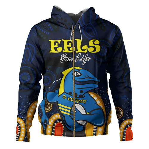 Parramatta Eels Custom Hoodie - Parramatta Eels For Life With Naidoc Week Style Hoodie Parramatta Eels Custom Hoodie - Parramatta Eels For Life With Naidoc Week Style Hoodie