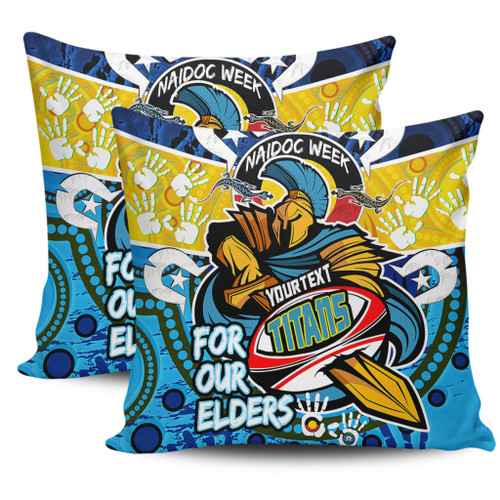 Gold Coast Titans Naidoc Week Custom Pillow Covers - Gold Coast Titans Naidoc Week For Our Elders Dot Art Style Pillow Covers Gold Coast Titans Naidoc Week Custom Pillow Covers - Gold Coast Titans Naidoc Week For Our Elders Dot Art Style Pillow Covers