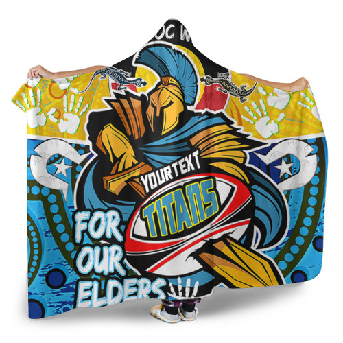 Gold Coast Titans Naidoc Week Custom Hooded Blanket - Gold Coast Titans Naidoc Week For Our Elders Dot Art Style Hooded Blanket Gold Coast Titans Naidoc Week Custom Hooded Blanket - Gold Coast Titans Naidoc Week For Our Elders Dot Art Style Hooded Blanket