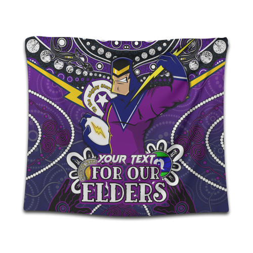 Melbourne Storm Naidoc Week Custom Tapestry - Melbourne Storm For Our Elders Tapestry Melbourne Storm Naidoc Week Custom Tapestry - Melbourne Storm For Our Elders Tapestry