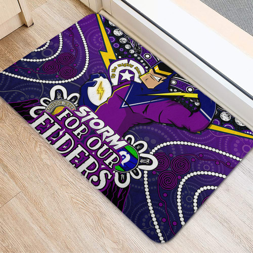 Melbourne Storm Naidoc Week Custom Door Mat - Melbourne Storm For Our Elders Door Mat Melbourne Storm Naidoc Week Custom Door Mat - Melbourne Storm For Our Elders Door Mat
