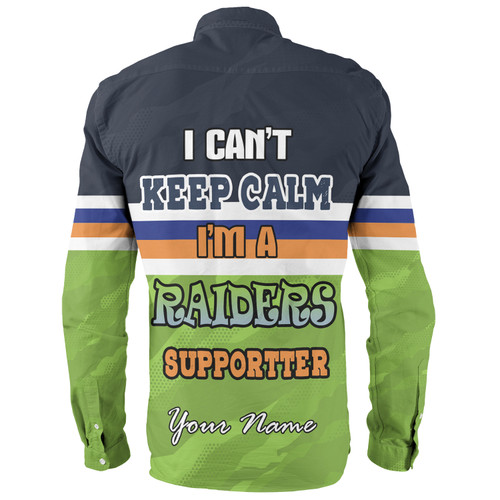 Canberra Raiders Custom Long Sleeve Shirt - Canberra Raiders Supporter Long Sleeve Shirt Canberra Raiders Custom Long Sleeve Shirt - Canberra Raiders Supporter Long Sleeve Shirt