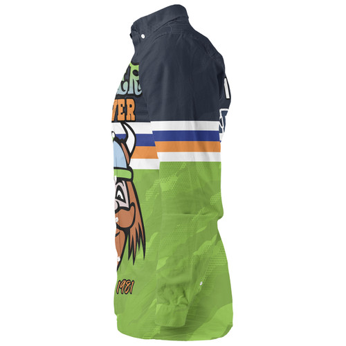Canberra Raiders Custom Long Sleeve Shirt - Canberra Raiders Supporter Long Sleeve Shirt Canberra Raiders Custom Long Sleeve Shirt - Canberra Raiders Supporter Long Sleeve Shirt