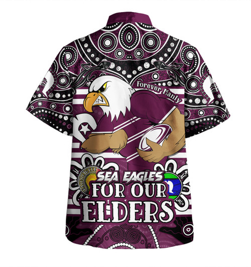 Manly Warringah Sea Eagles Custom Hawaiian Shirt - Manly Warringah Sea Eagles For Our Elders Hawaiian Shirt Manly Warringah Sea Eagles Custom Hawaiian Shirt - Manly Warringah Sea Eagles For Our Elders Hawaiian Shirt