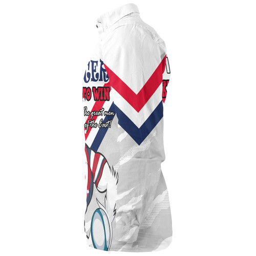 Sydney Roosters Custom Long Sleeve Shirt - Sydney Roosters Supporter Long Sleeve Shirt Sydney Roosters Custom Long Sleeve Shirt - Sydney Roosters Supporter Long Sleeve Shirt