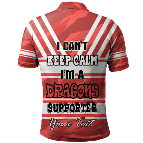 St. George Illawarra Dragons Custom Polo Shirt- St. George Illawarra Dragons Supporter Polo Shirt St. George Illawarra Dragons Custom Polo Shirt- St. George Illawarra Dragons Supporter Polo Shirt
