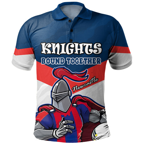 Newcastle Knights Custom Polo Shirt - Knights Supporter Polo Shirt