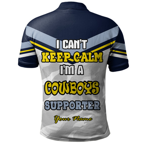North Queensland Cowboys Custom Polo Shirt - North Queensland Cowboys Supporter Polo Shirt North Queensland Cowboys Custom Polo Shirt - North Queensland Cowboys Supporter Polo Shirt