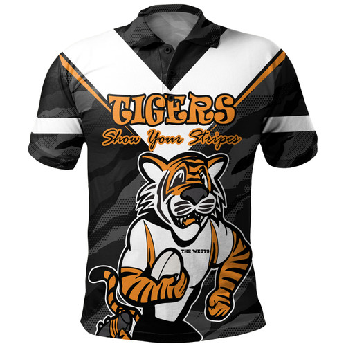 Wests Tigers Custom Polo Shirt- Wests Tigers Supporter Polo Shirt