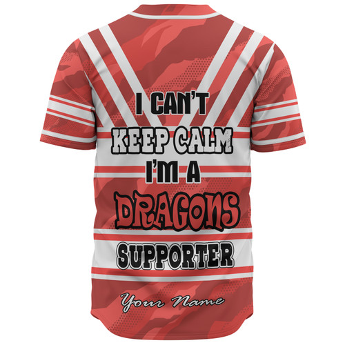 St. George Illawarra Dragons Custom Baseball Shirt - St. George Illawarra Dragons Supporter Baseball Shirt St. George Illawarra Dragons Custom Baseball Shirt - St. George Illawarra Dragons Supporter Baseball Shirt