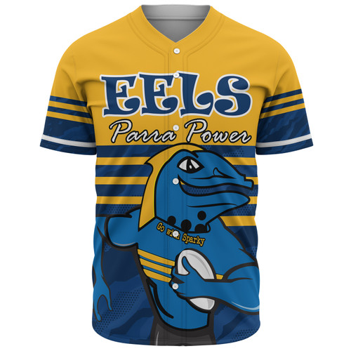 Parramatta Eels Custom Baseball Shirt - Parramatta Eels Supporter Baseball Shirt