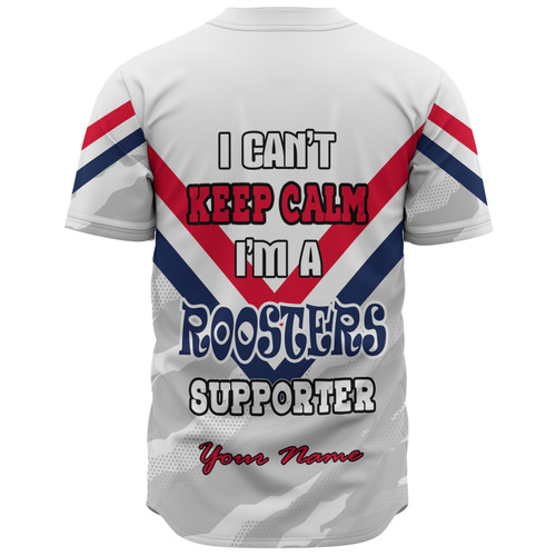 Sydney Roosters Custom Baseball Shirt - Sydney Roosters Supporter Baseball Shirt Sydney Roosters Custom Baseball Shirt - Sydney Roosters Supporter Baseball Shirt