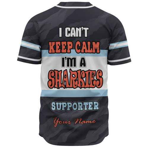 Cronulla-Sutherland Sharks Baseball Shirt - Sharkies Supporter Baseball Shirt Cronulla-Sutherland Sharks Baseball Shirt - Sharkies Supporter Baseball Shirt
