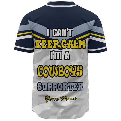 North Queensland Cowboys Custom Baseball Shirt - North Queensland Cowboys Supporter Baseball Shirt North Queensland Cowboys Custom Baseball Shirt - North Queensland Cowboys Supporter Baseball Shirt