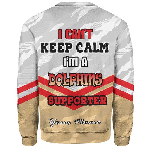 Redcliffe Dolphins Custom Sweatshirt - Redcliffe Dolphins Supporter Sweatshirt Redcliffe Dolphins Custom Sweatshirt - Redcliffe Dolphins Supporter Sweatshirt