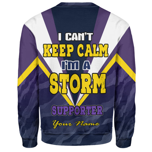 Melbourne Storm Custom Sweatshirt - Melbourne Storm Supporter Sweatshirt Melbourne Storm Custom Sweatshirt - Melbourne Storm Supporter Sweatshirt