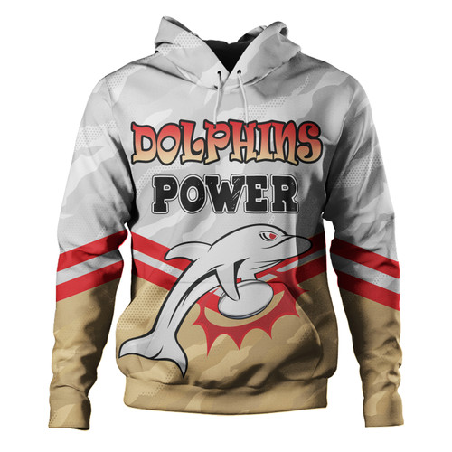 Redcliffe Dolphins Custom Hoodie - Redcliffe Dolphins Supporter Hoodie