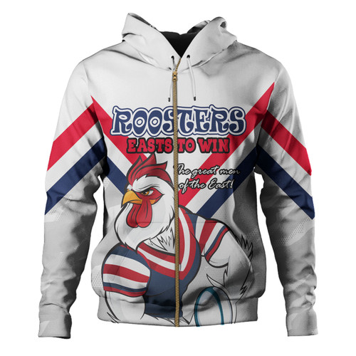 Sydney Roosters Custom Hoodie - Sydney Roosters Supporter Hoodie Sydney Roosters Custom Hoodie - Sydney Roosters Supporter Hoodie
