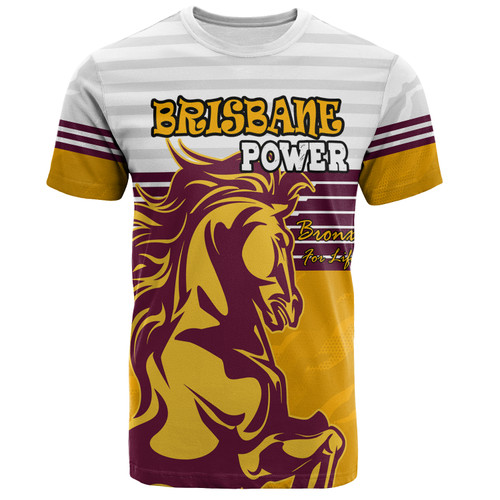 Brisbane Broncos Custom T-Shirt - Brisbane Broncos Supporter T-Shirt