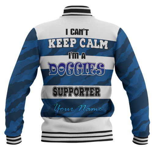 Canterbury-Bankstown Bulldogs Custom Baseball Jacket - Bulldogs Supporter Baseball Jacket Canterbury-Bankstown Bulldogs Custom Baseball Jacket - Bulldogs Supporter Baseball Jacket