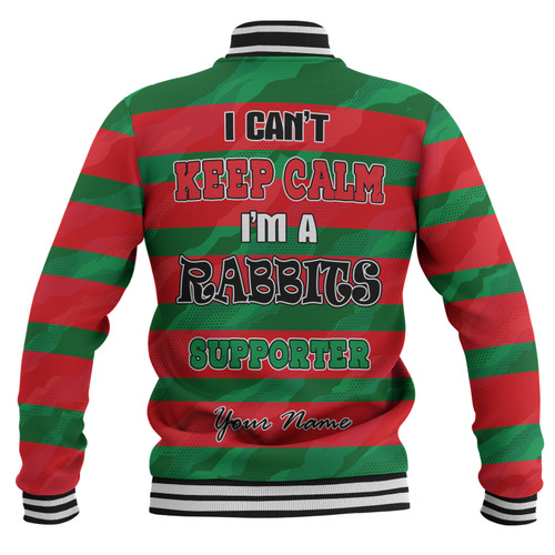 South Sydney Rabbitohs Baseball Jacket - Bunnies Supporter Baseball Jacket